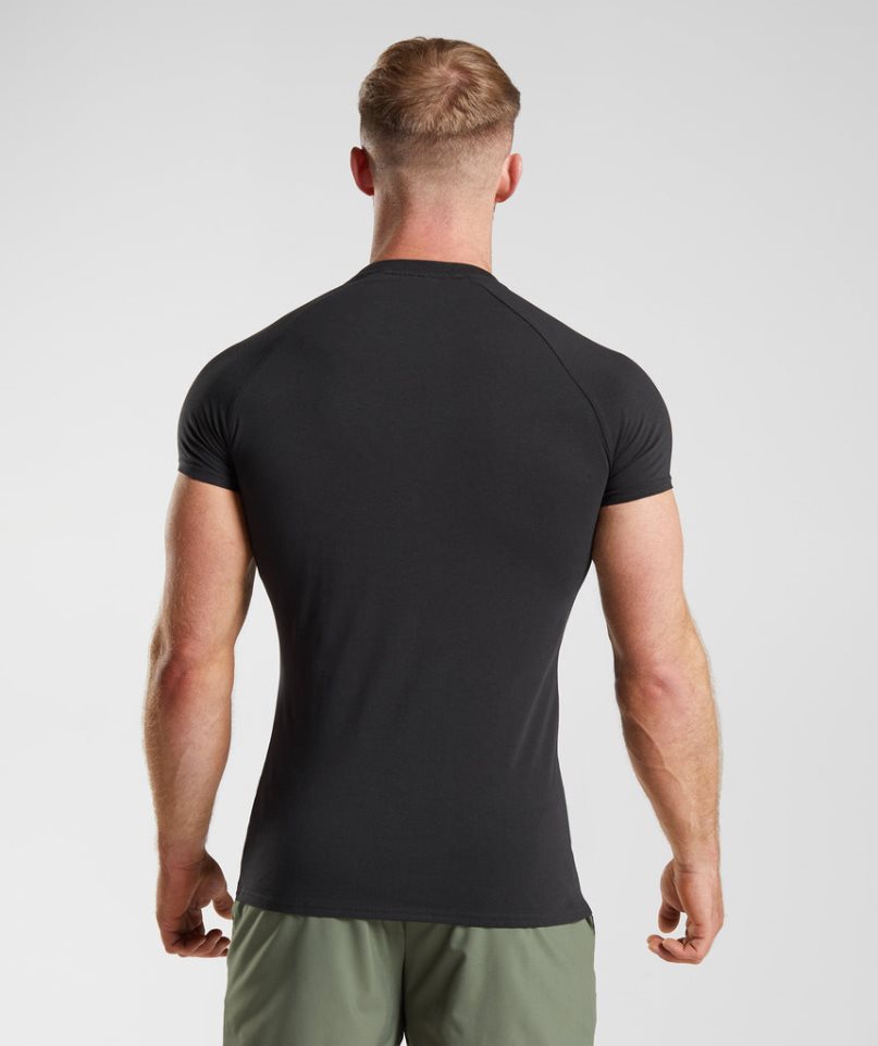 Camiseta Gymshark Apollo Hombre Negras | ES4602-PS