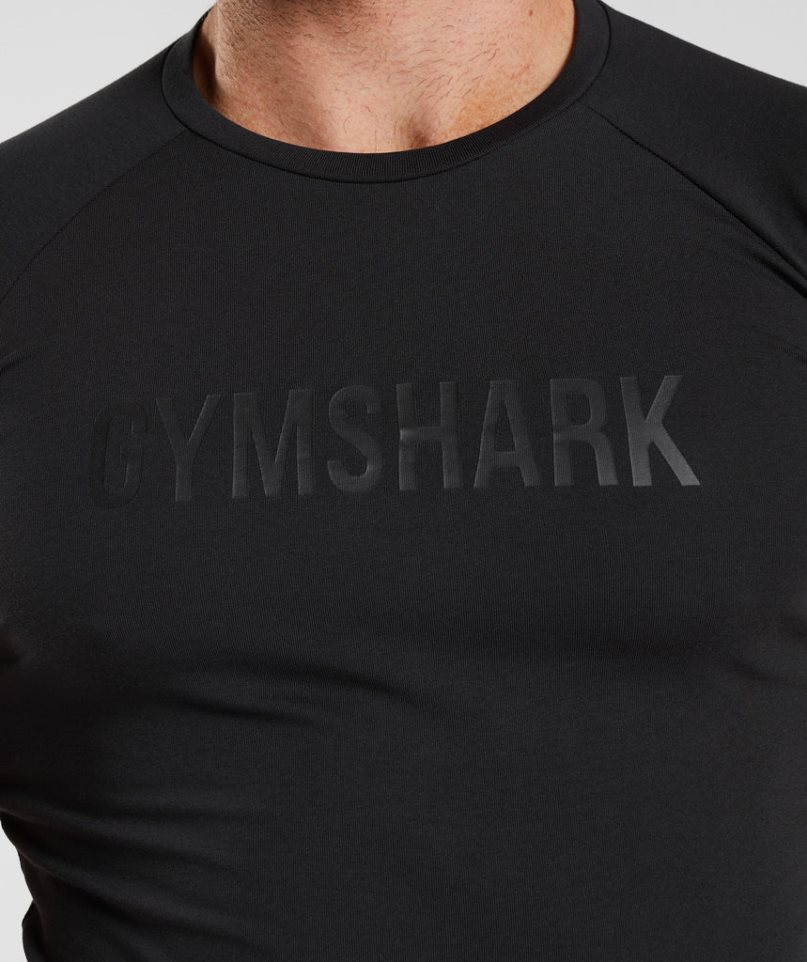 Camiseta Gymshark Apollo Hombre Negras | ES4602-PS