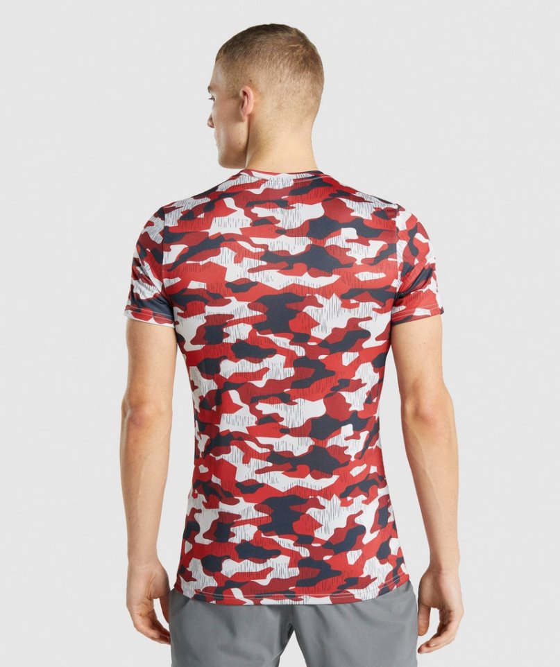 Camiseta Gymshark Arrival Hombre Camuflaje | ES2189-DY