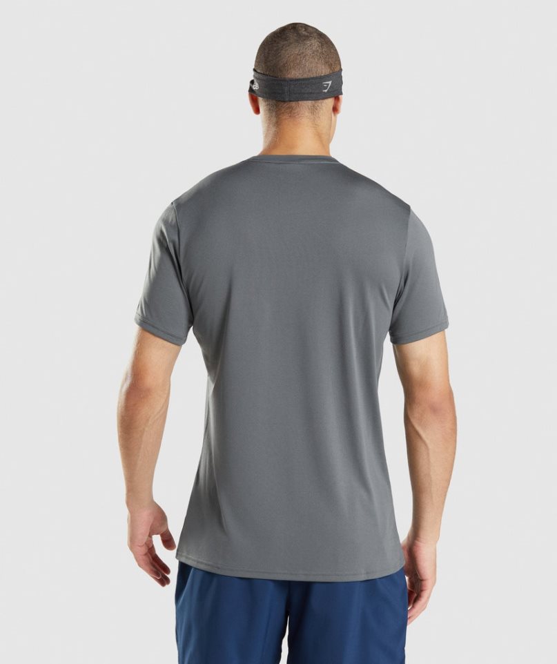 Camiseta Gymshark Arrival Hombre Gris | ES2786-UV