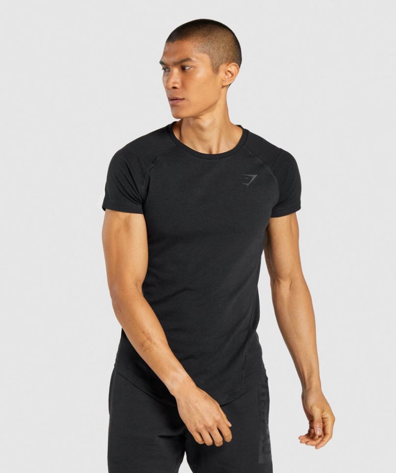 Camiseta Gymshark Bold Hombre Negras | ES3189-SC