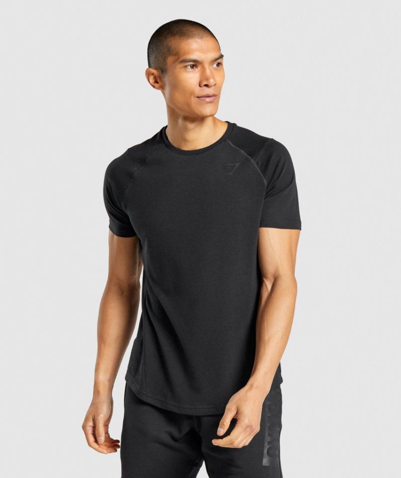 Camiseta Gymshark Bold Hombre Negras | ES6524-BS