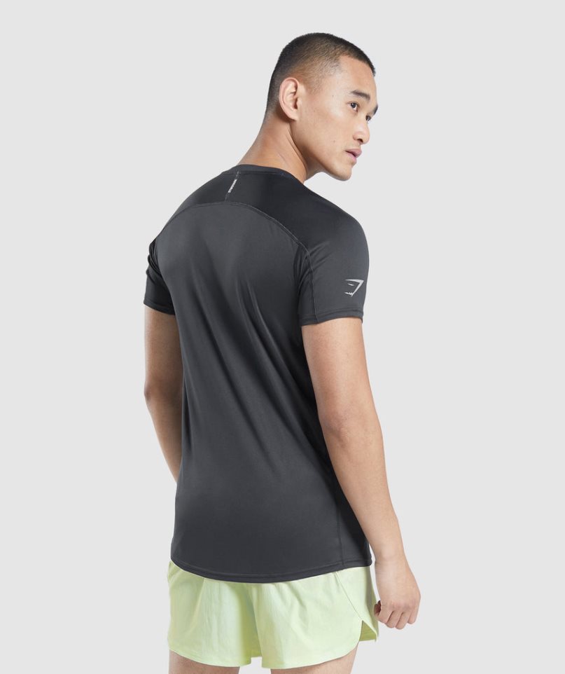 Camiseta Gymshark Speed Evolve Hombre Negras | ES3256-ZN