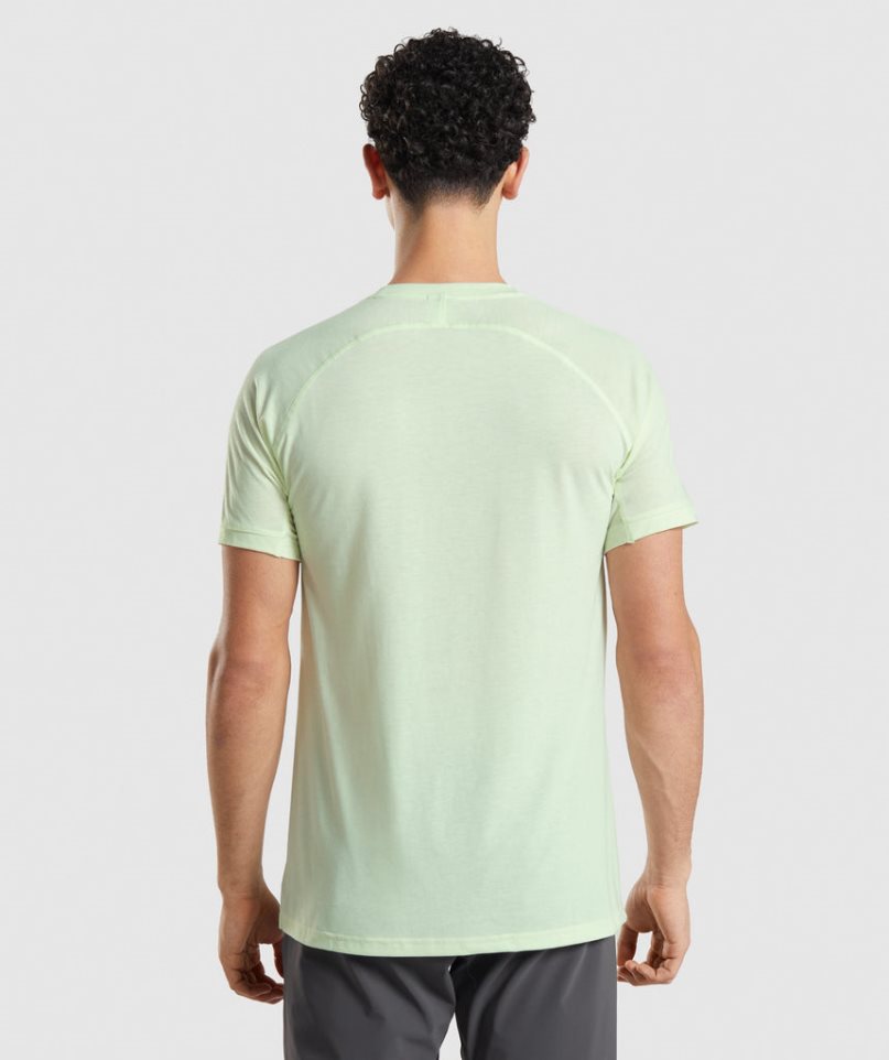 Camiseta Gymshark Studio Amplify Hombre Verde Menta | ES5934-YJ