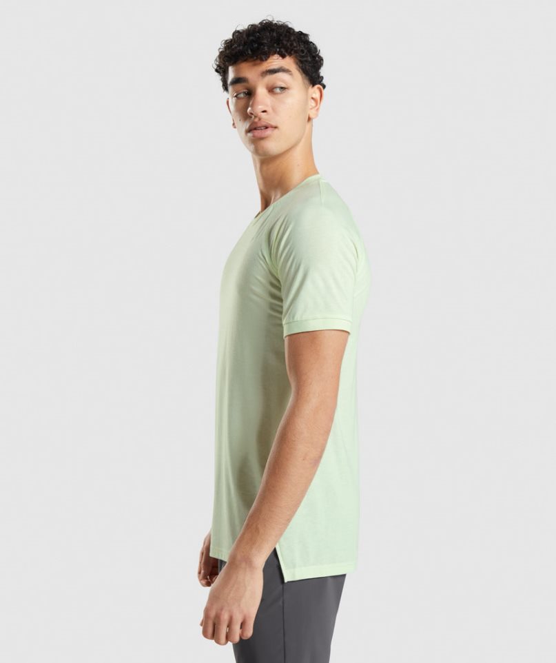 Camiseta Gymshark Studio Amplify Hombre Verde Menta | ES5934-YJ