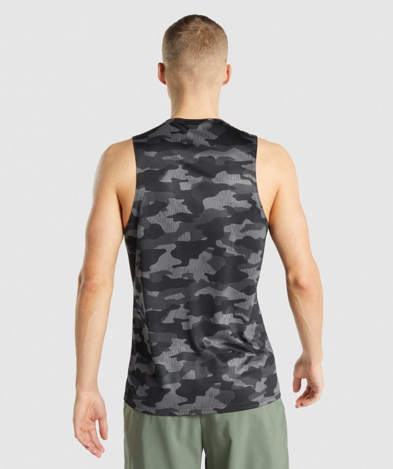 Camiseta Tirantes Gymshark Arrival Hombre Camuflaje | ES4239-NC