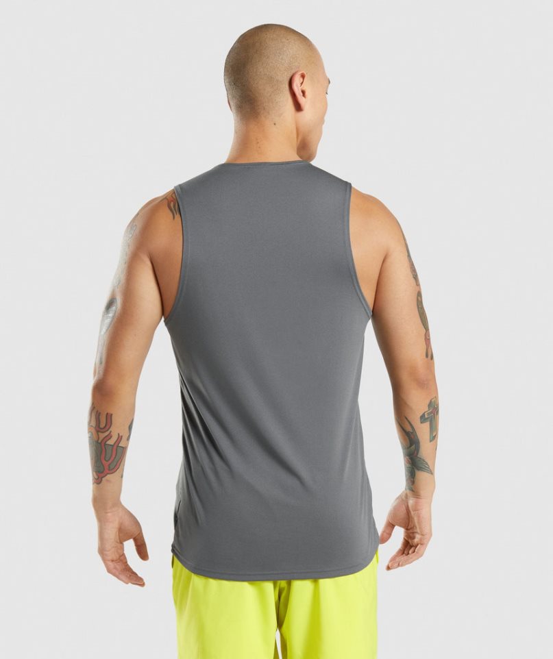 Camiseta Tirantes Gymshark Arrival Hombre Gris | ES5473-IX