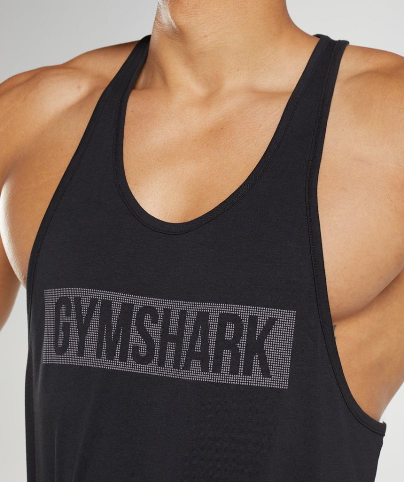 Camiseta Tirantes Gymshark Block Stringer Hombre Negras | ES3260-SU