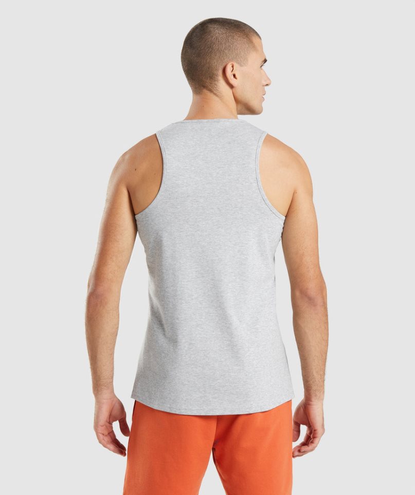 Camiseta Tirantes Gymshark Critical 2.0 Hombre Gris Claro | ES2764-KX