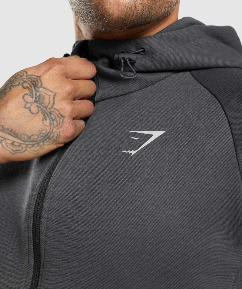 Chaquetas Gymshark Apex Technical Hombre Gris Oscuro | ES1875-QJ