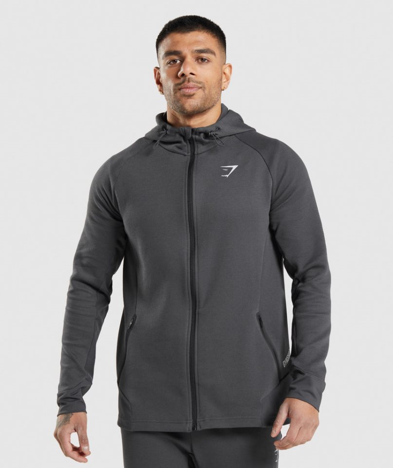 Chaquetas Gymshark Apex Technical Hombre Gris Oscuro | ES1875-QJ