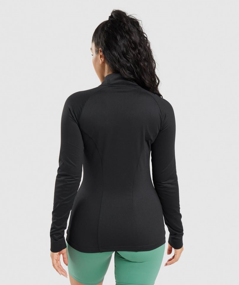 Chaquetas Gymshark Entrenamiento Mujer Negras | ES2470-JO