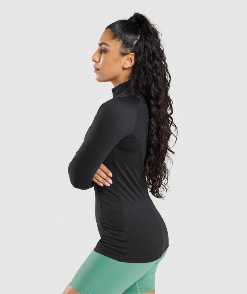 Chaquetas Gymshark Entrenamiento Mujer Negras | ES2470-JO