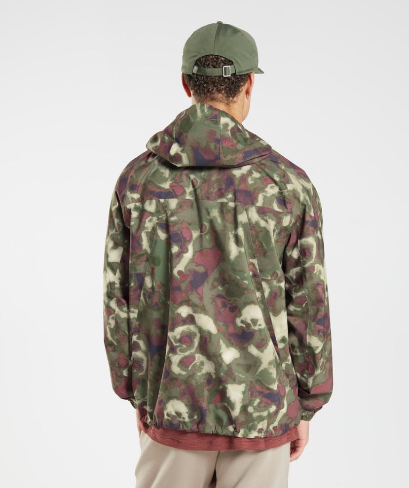 Chaquetas Gymshark Retake Hombre Camuflaje | ES4370-UE