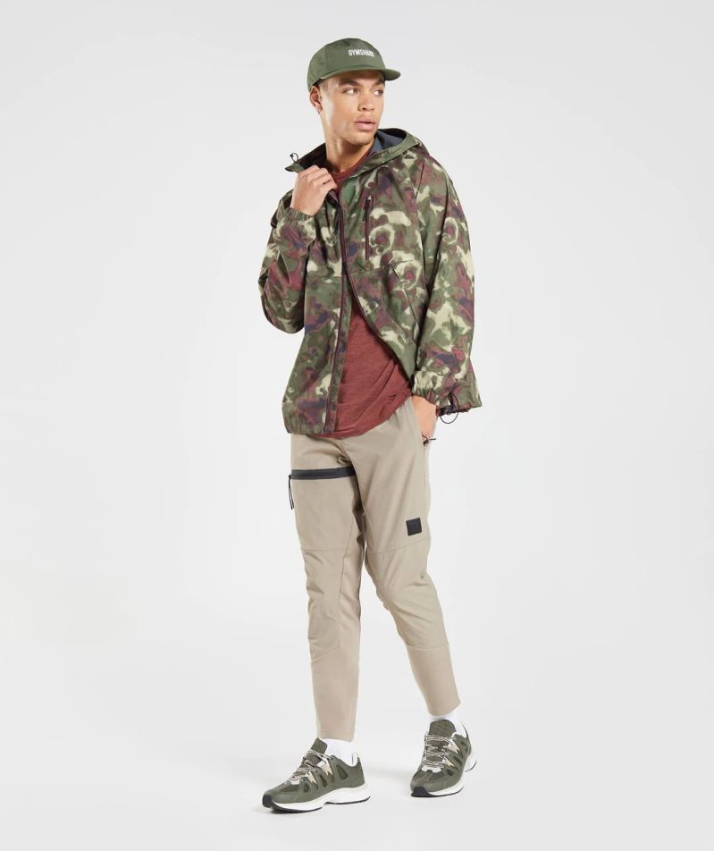 Chaquetas Gymshark Retake Hombre Camuflaje | ES4370-UE