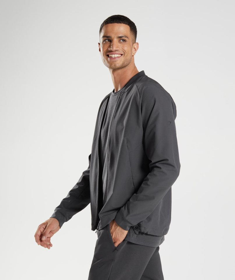 Chaquetas Gymshark Studio Hombre Negras | ES2149-VK