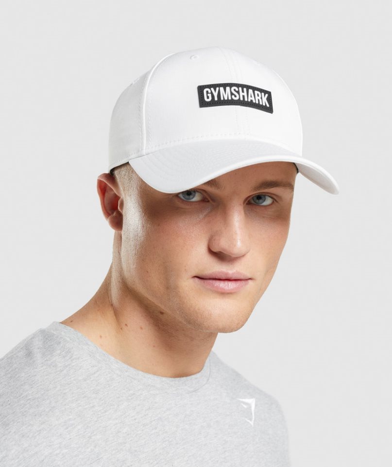 Gorras Gymshark Snapback Blancas | ES6238-XI