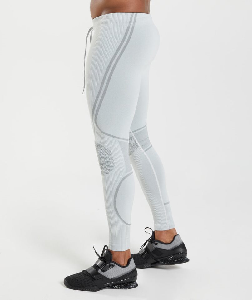 Leggins Gymshark 315 Seamless Hombre Gris Claro | ES7869-VC