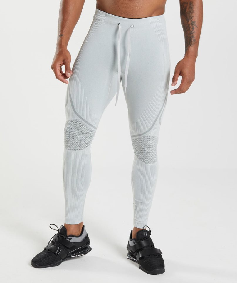 Leggins Gymshark 315 Seamless Hombre Gris Claro | ES7869-VC