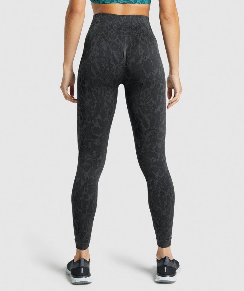 Leggins Gymshark Adapt Animal Seamless Mujer Negras | ES6210-FN