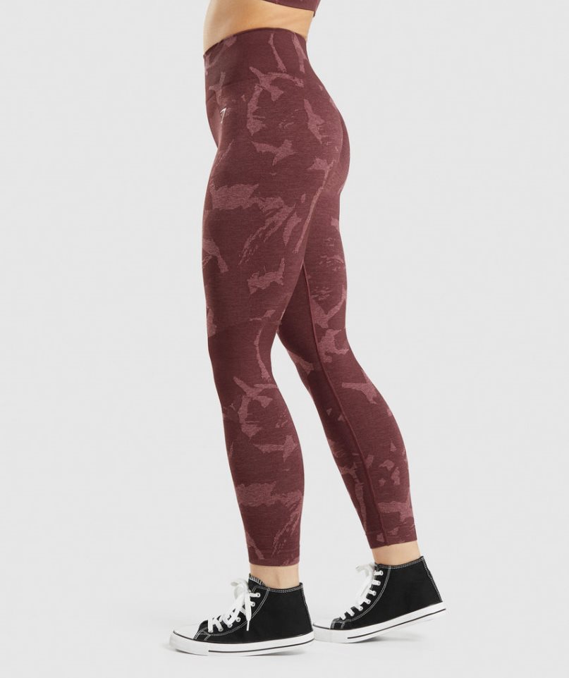 Leggins Gymshark Adapt Camo Seamless Mujer Marrones | ES9045-SZ