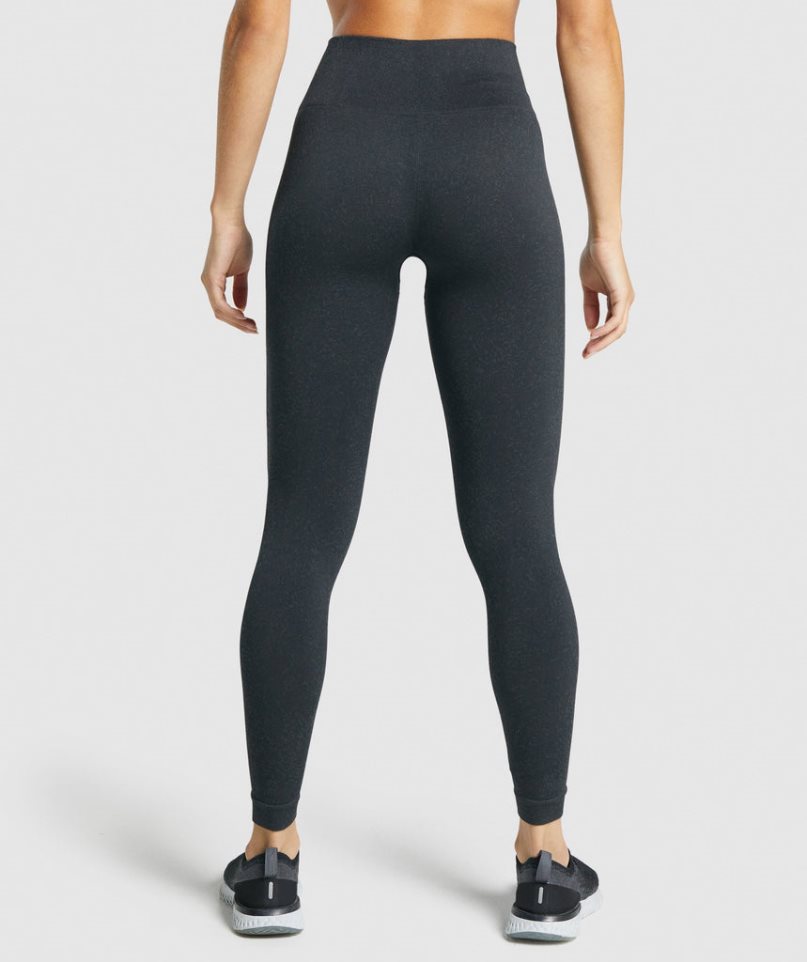 Leggins Gymshark Adapt Fleck Seamless Mujer Negras | ES4870-UD