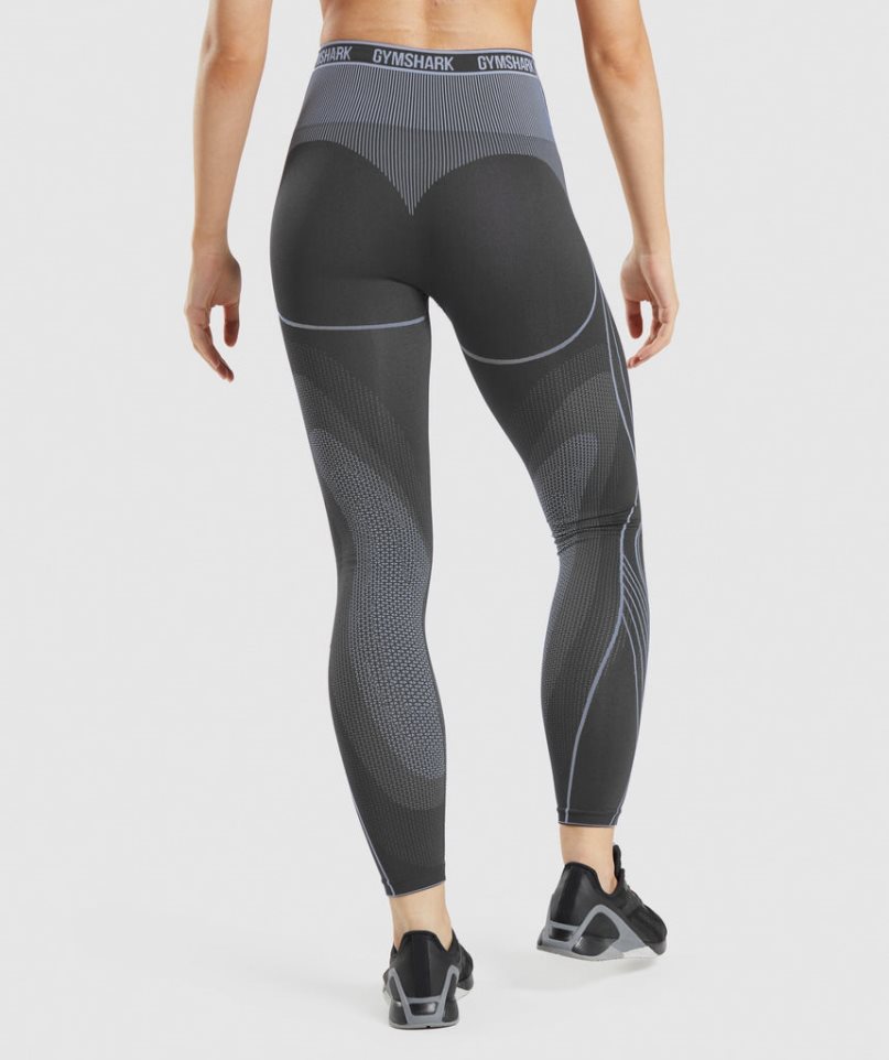 Leggins Gymshark Apex Seamless High Rise Mujer Negras | ES3941-RW