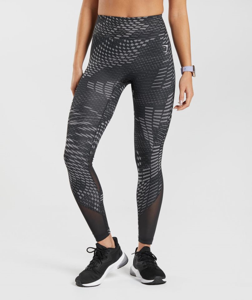 Leggins Gymshark Deporte Correr Mujer Negras | ES2945-NR