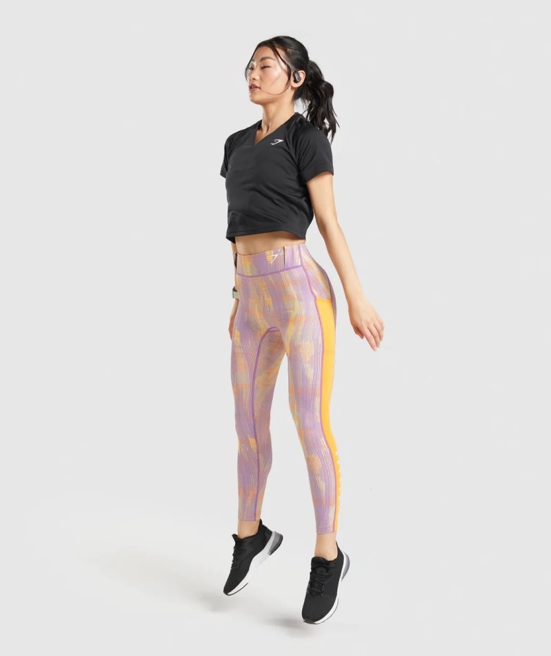 Leggins Gymshark Deporte Mujer Multicolor | ES8790-ZN