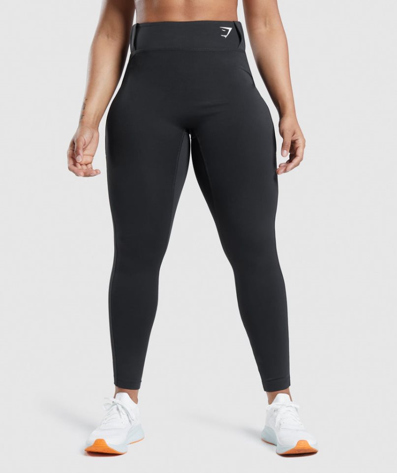 Leggins Gymshark Deporte Mujer Negras | ES0915-OR