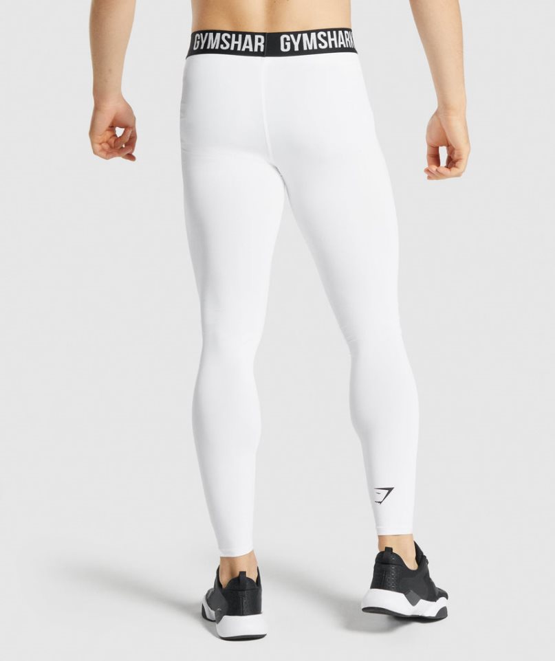 Leggins Gymshark Element Baselayer Hombre Blancas | ES2068-EN