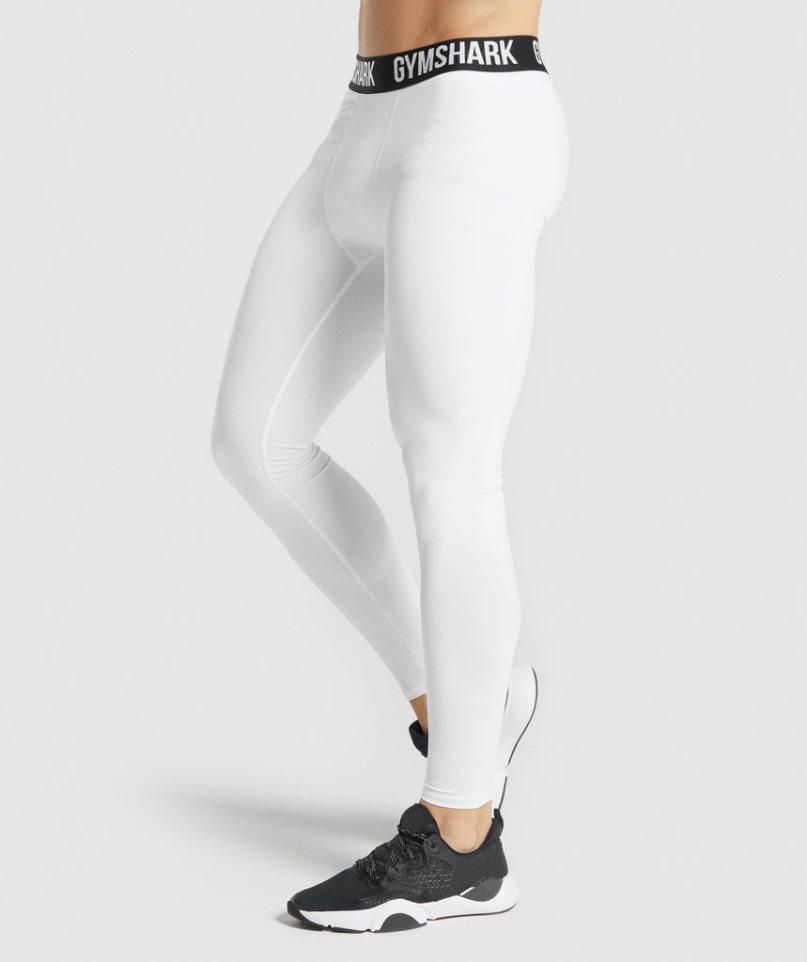 Leggins Gymshark Element Baselayer Hombre Blancas | ES2068-EN