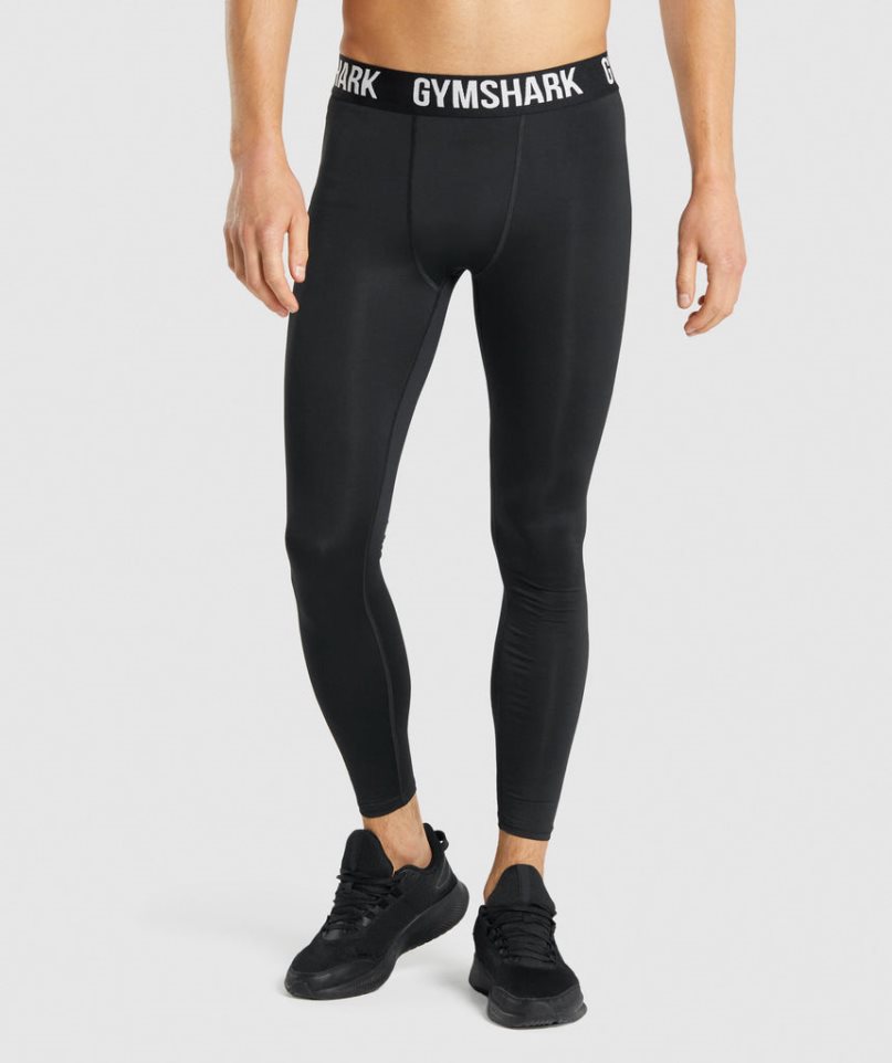 Leggins Gymshark Element Baselayer Hombre Negras | ES3492-NS