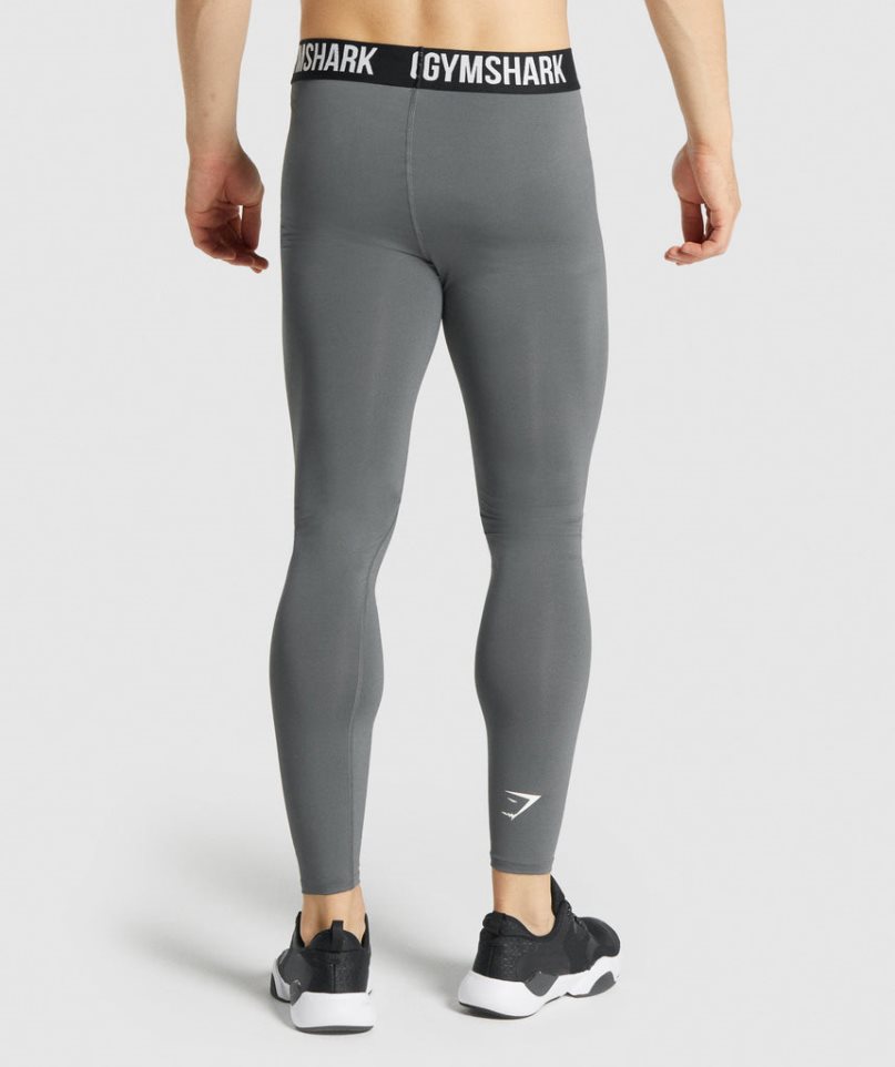 Leggins Gymshark Element Baselayer Hombre Gris | ES5916-CG