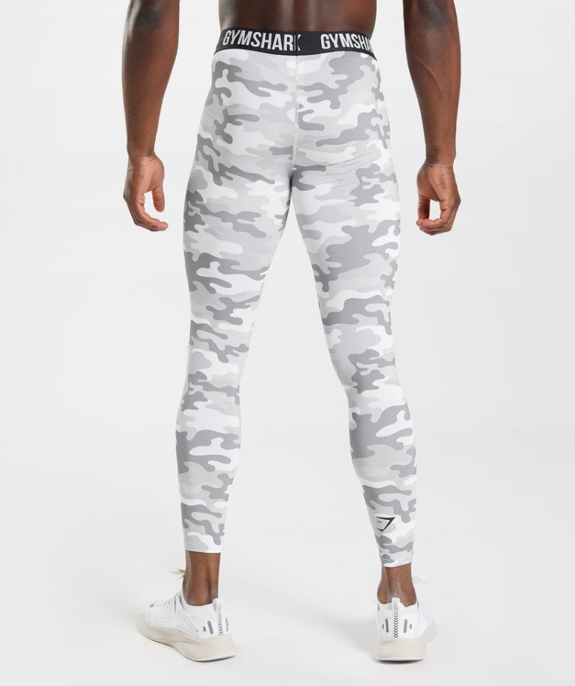 Leggins Gymshark Element Baselayer Hombre Camuflaje | ES9846-LH