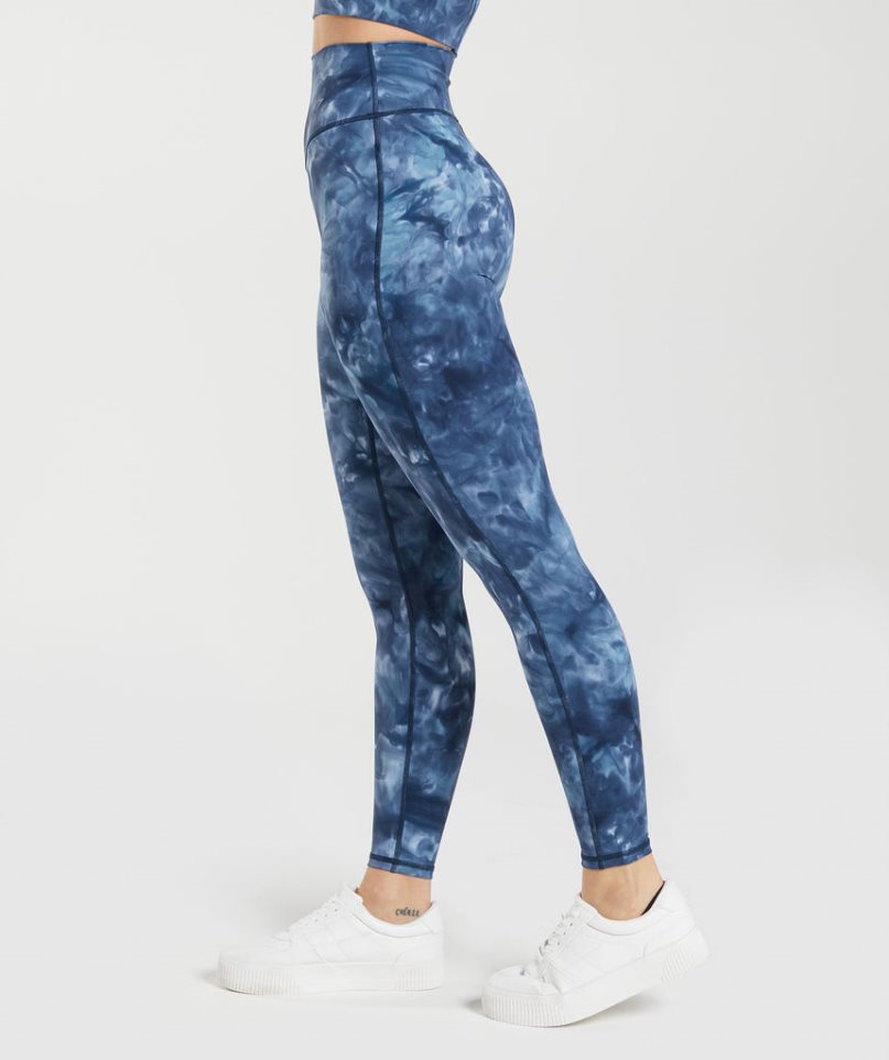 Leggins Gymshark Elevate Mujer Azules | ES3917-NJ