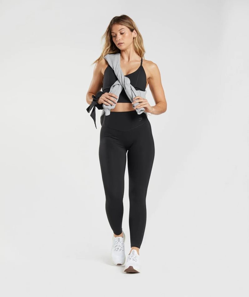 Leggins Gymshark Elevate Mujer Negras | ES1605-EW