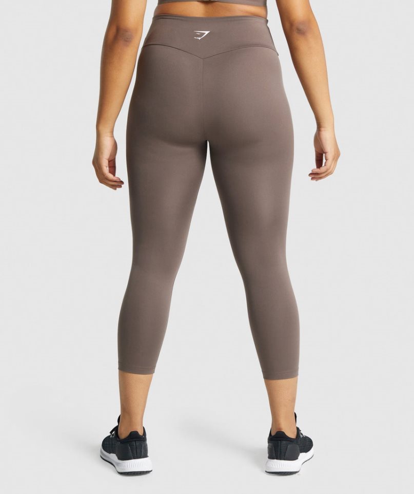 Leggins Gymshark Entrenamiento 7/8 Mujer Marrones | ES9561-DI