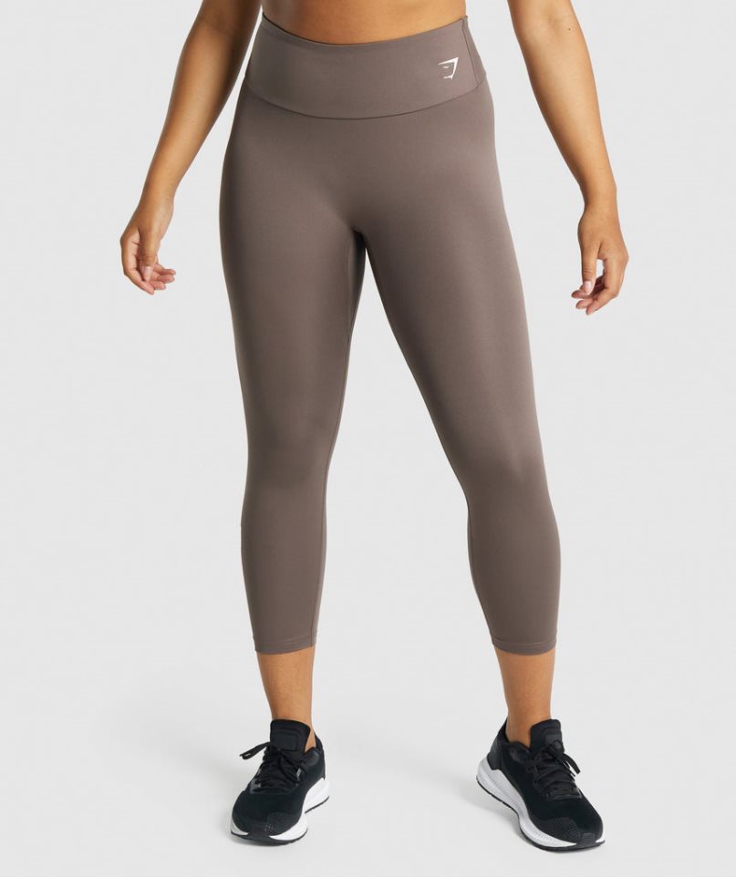 Leggins Gymshark Entrenamiento 7/8 Mujer Marrones | ES9561-DI