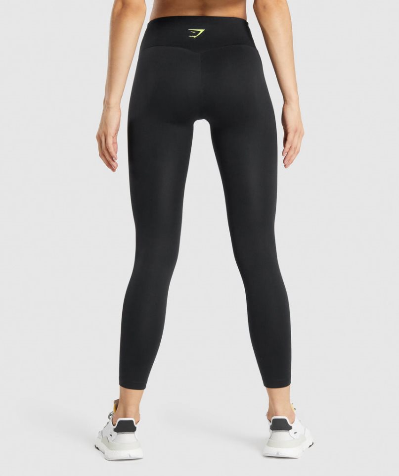 Leggins Gymshark Entrenamiento Estampadas Mujer Negras | ES7349-AE