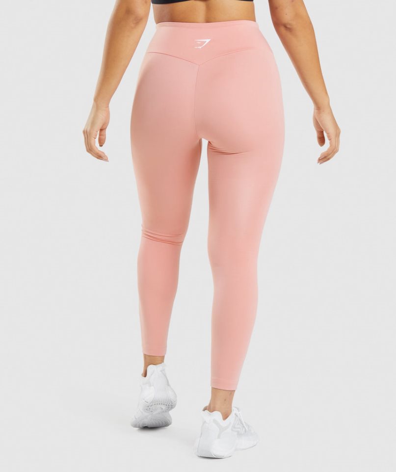 Leggins Gymshark Entrenamiento Mujer Rosas | ES0376-BZ