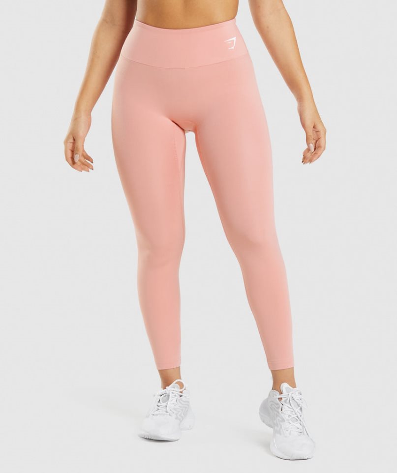 Leggins Gymshark Entrenamiento Mujer Rosas | ES0376-BZ