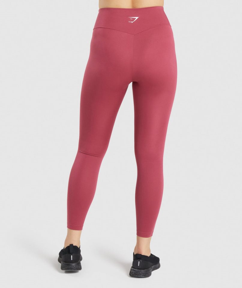 Leggins Gymshark Entrenamiento Mujer Rosas | ES5263-YD