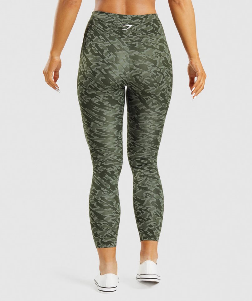 Leggins Gymshark Entrenamiento Mujer Verde | ES2170-OD