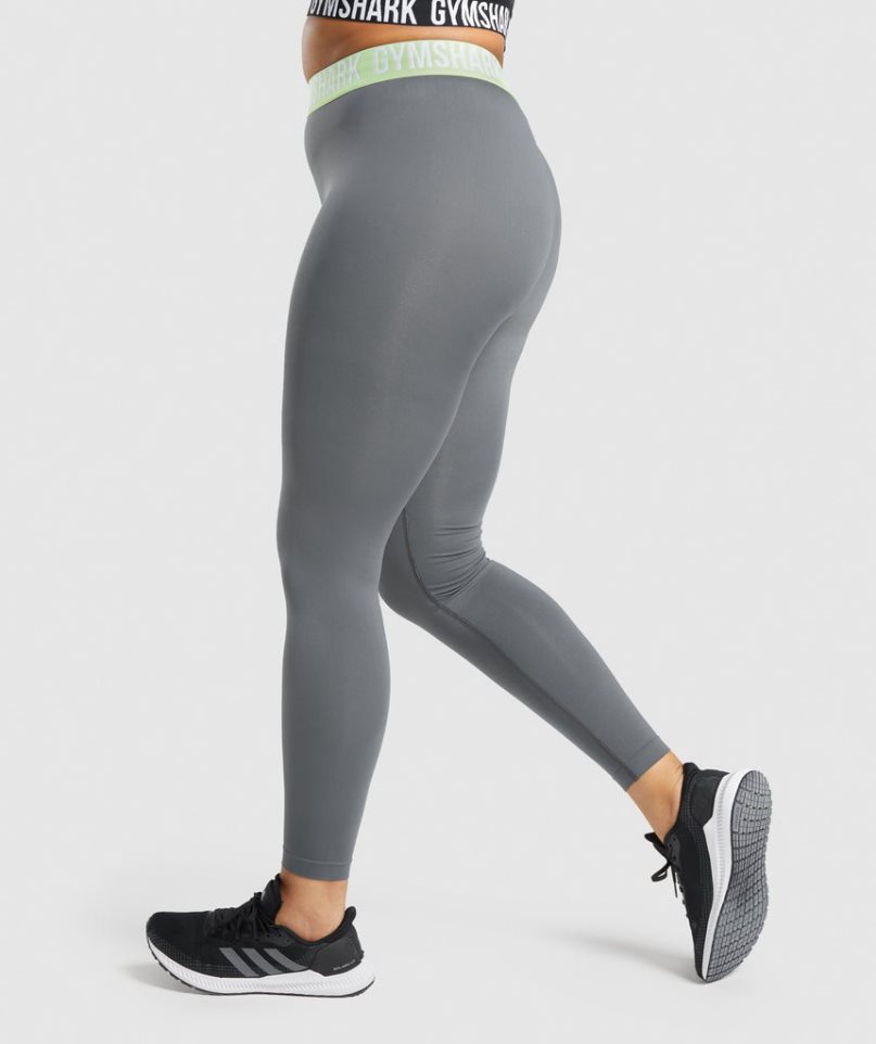 Leggins Gymshark Fit Seamless Mujer Gris | ES5802-WO