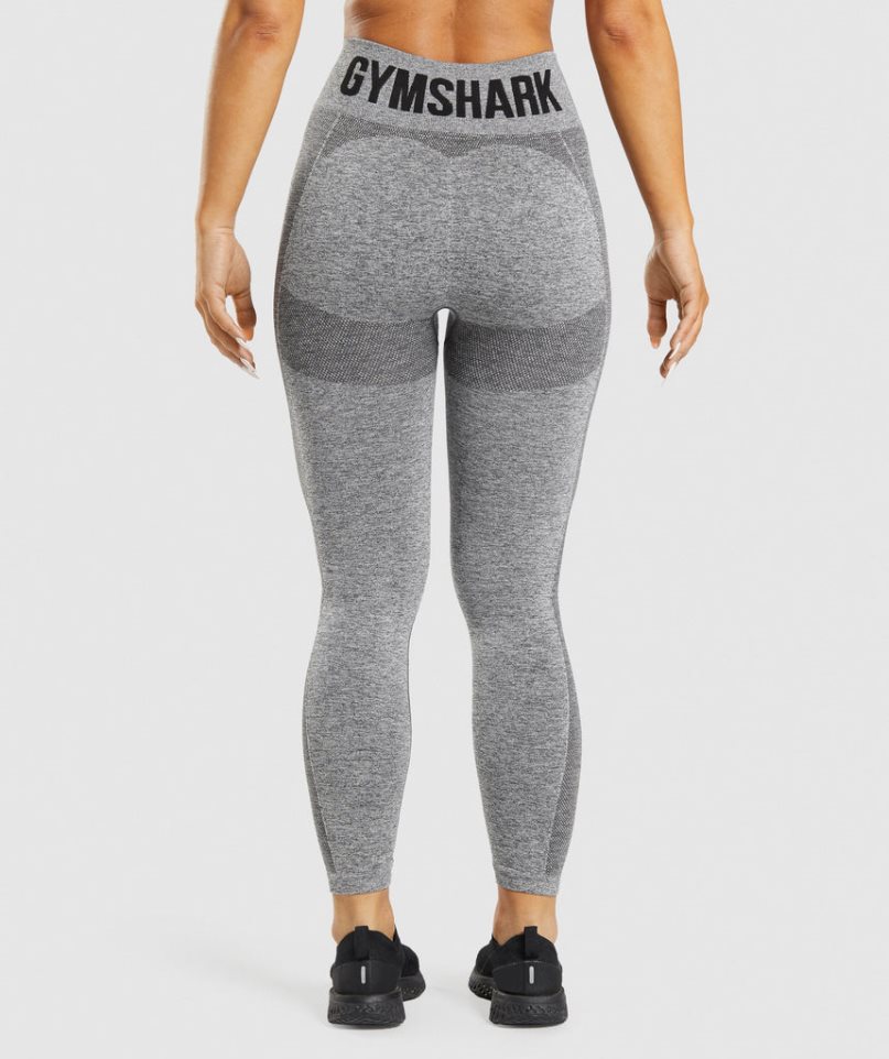 Leggins Gymshark Flex High Waisted Mujer Gris | ES3096-PM