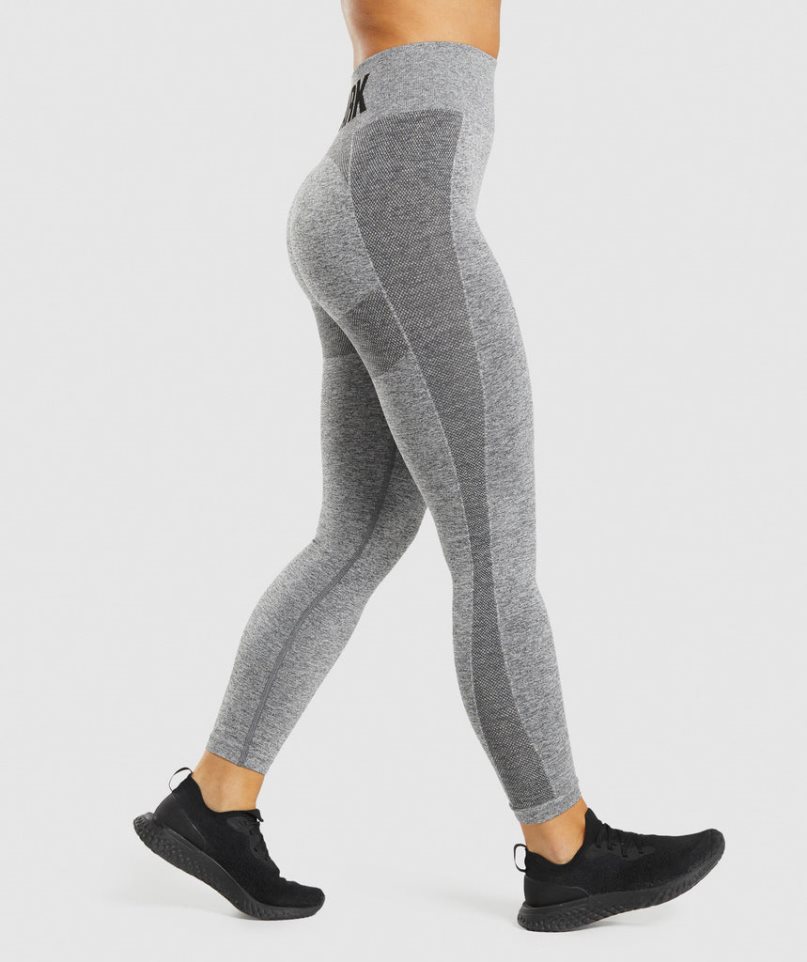 Leggins Gymshark Flex High Waisted Mujer Gris | ES3096-PM