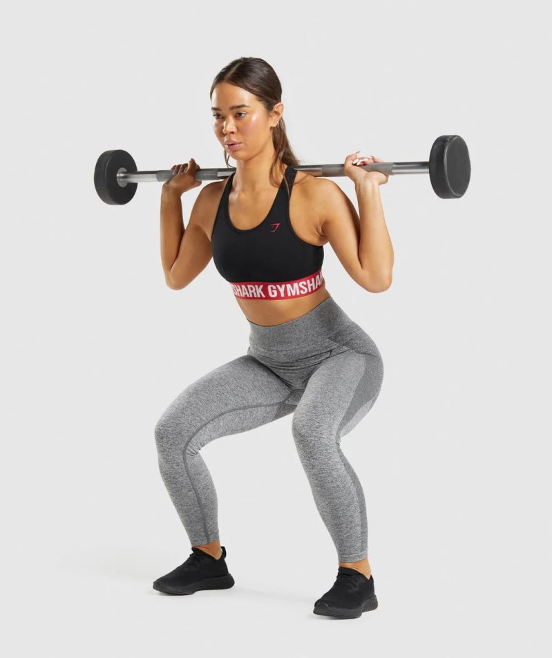 Leggins Gymshark Flex High Waisted Mujer Gris | ES3096-PM