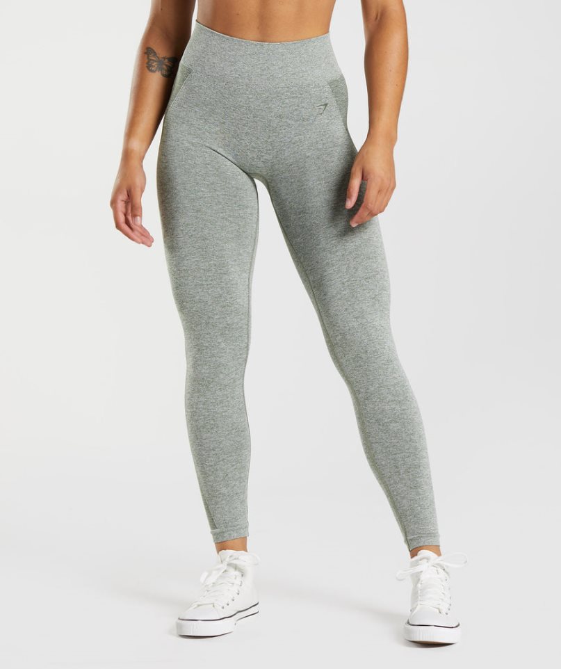 Leggins Gymshark Flex High Waisted Mujer Gris | ES6710-SU