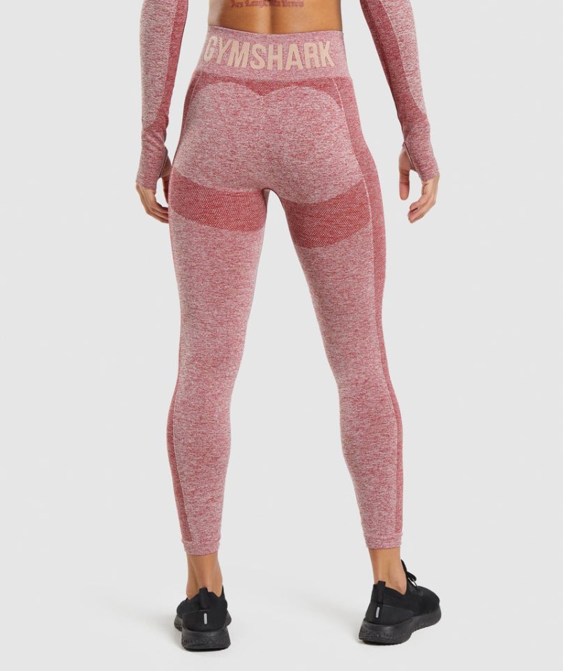 Leggins Gymshark Flex High Waisted Mujer Rosas | ES7183-IT